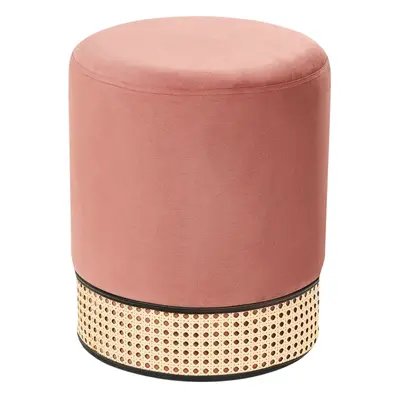 Velvet Pouffe Pink YANKTON