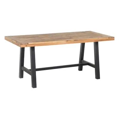 Garden Table Wood Black SCANIA