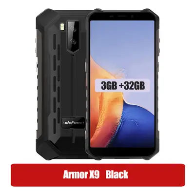 (Black) Ulefone Armor X9 /X9 Pro Rugged Smartphone 4G LTE