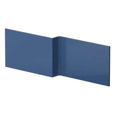 1700mm Shape Square Reversible Bath Front Panel - Satin Blue