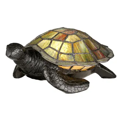 Table Lamp Turtle Tortoise Battery Tiffany Style Shell Integrated LED G9 3W LED