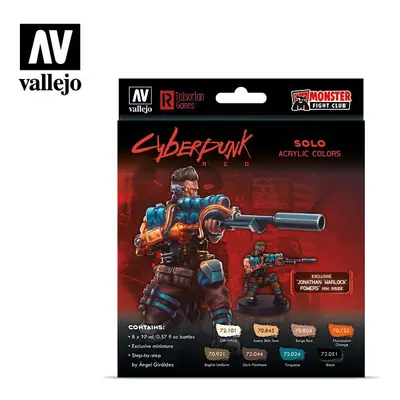 VAL72309 - AV Vallejo Cyberpunk - Solo Warlock (x8) & Figure