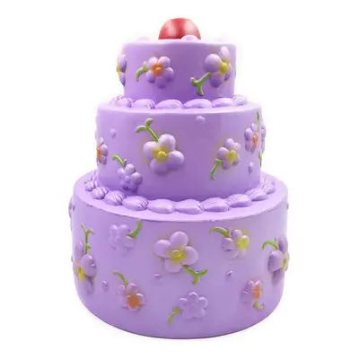 Giggle Bread Giant Squishy Three-layer Flower Cake Humongous Jumbo 25CM Rose Slow Rebound Gift D