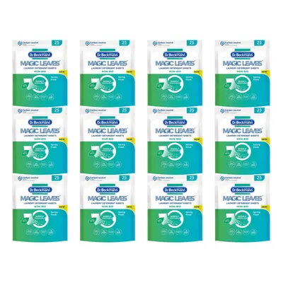 Dr. Beckmann Magic Leaves Laundry Detergent Sheets Non-Bio Sheets (Pack of 12)