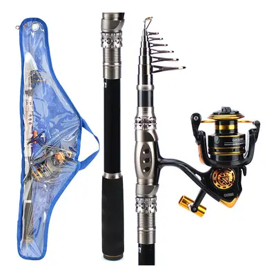 2.7m/3.3m Reel Carbon Telescopic Fishing Rod Reel Combo Sea Fishing Suit