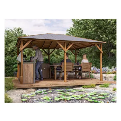 Permanent Gazebo - Utopia Gazebo W4.0m x D3.0m - Dunster House