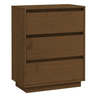 (honey brown) vidaXL Solid Wood Pine Sideboard Storage Side Cabinet Cupboard Multi Colours