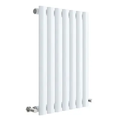 Horizontal Single Panel Radiator - 600mm x 412mm - BTU - Gloss White- Balterley