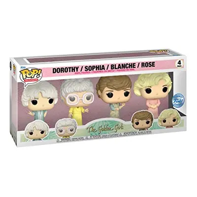 Pop! TV: Golden Girls 4-Pack Vinyl Figure Set - Special Edition Exclusive with Dorothy, Sophia, 