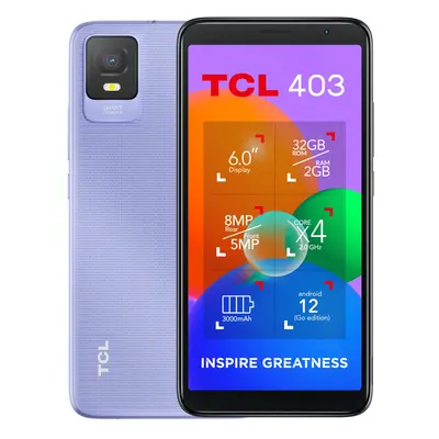 403 SMARTPHONE, 32GB plus 2GB RAM, 6.0 inches DISPLAY mAh - LAVENDER PURPLE (Renewed)