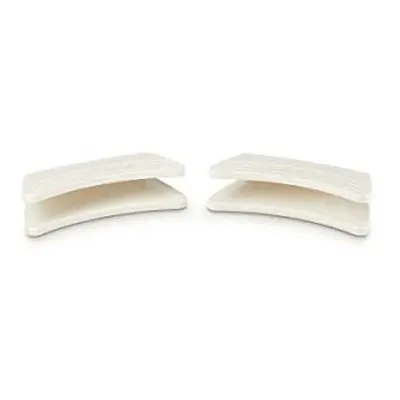 Side Handle Grips, Set of 2, Silicone, Adaptable, Heat resistant to 250C, Meringue