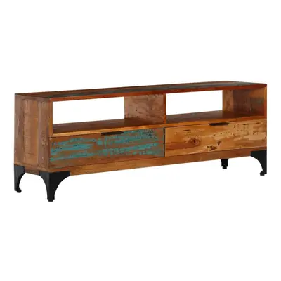 vidaXL TV Cabinet 118x35x45cm Solid Reclaimed Wood HiFi Sideboard Stand Unit