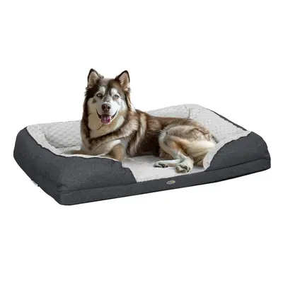 PawHut Dog Bed Calming Pet Bed Dog Mattress for Large Dogs - Charcoal Grey