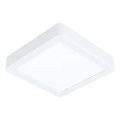 Wall / Ceiling Light White 160mm Sqaure Surface Mounted 10.5W LED 3000K