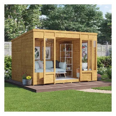 (10x8) Bella Tongue and Groove Pent Summerhouse