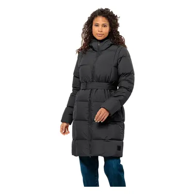 (M, Black) Jack Wolfskin Womens Frozen Lake Water-Repellent Windproof Jacket