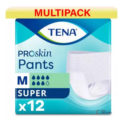 48 x TENA Pants Super Medium - Case pack Packs of