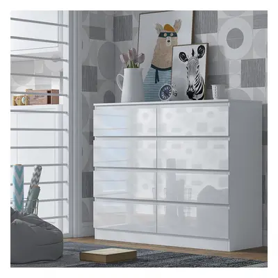 (Gloss White) Drawer Chest Of Drawers Bedroom Furniture