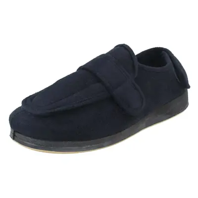 (UK 4, Navy (Blue)) Unisex Padders Casual Slippers Enfold - EE Fit