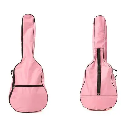 Nylon Pink Guitar Shoulder Hand Bag For Folk Acoustic Guitar 40 Inch