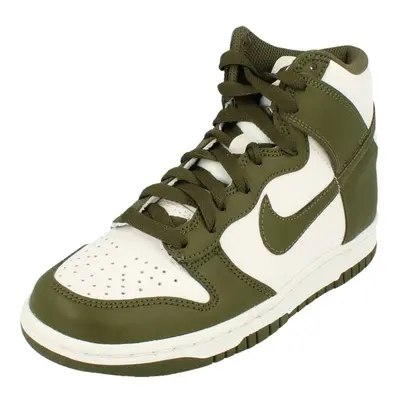 (4) Nike Dunk High GS Trainers Db2179 Sneakers Shoes