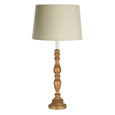 Premier Housewares Candle Table Lamp with Round Base