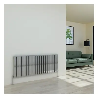 (600 x 1430mm Single, Chrome) Flat Panel Designer Radiator