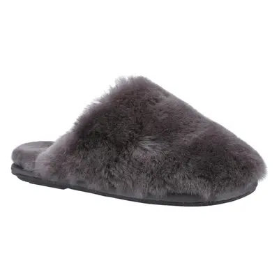 (7 UK, Grey) Cotswold Womens/Ladies Salperton Sheepskin Lined Slippers