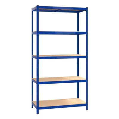 (Blue, x x cm (L x W x H)) vidaXL Storage Shelf Garage Organiser Holder Rack Steel and Engineere