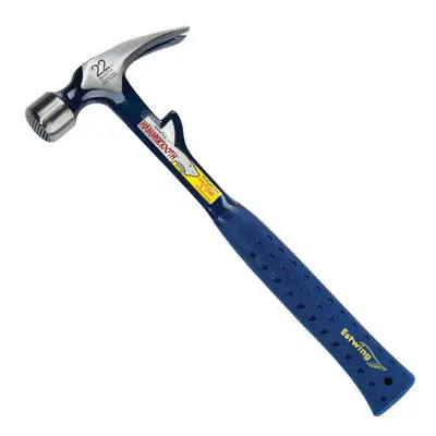 Estwing E622T 22oz Hammertooth Straight Claw Framing Hammer Blue Shock Reduction Grip Length 348