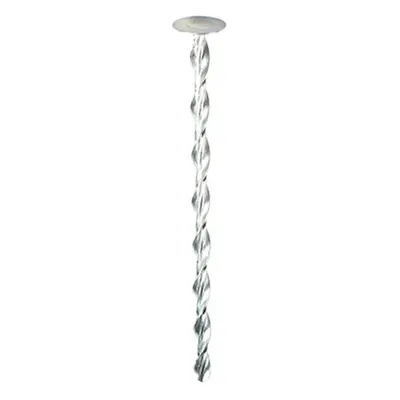 Timco Helical Flat Roof Fixing Silver 8.0 x (25 Bag)