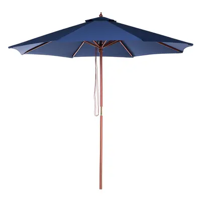 Garden Parasol Blue ? 2.7 m TOSCANA