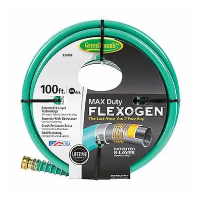 Fiskars 0.625 in. x ft. Green Thumb Max Duty Flexogen Hose