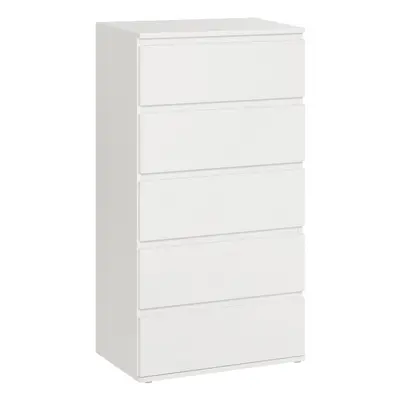 HOMCOM Drawer Cabinet Storage Cupboard Sideboard Organiser Living Room White