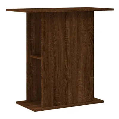 (brown oak, x x 72.5 cm) vidaXL Aquarium Stand Fish Tank Stand Cabinet Aquarium Base Engineered 