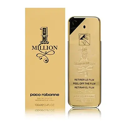 1 Million by Paco Rabanne Eau De Toilette for Men, ml, Gold