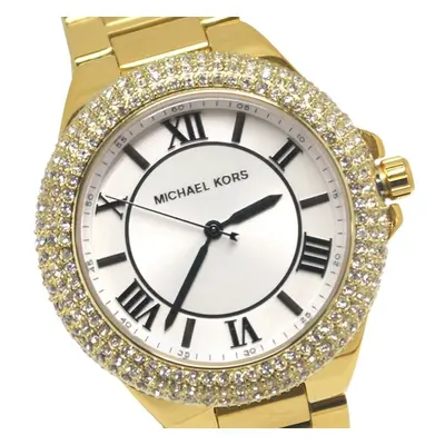 Michael Kors Ladies Designer Watch Encrusted Stones Gold Tone - MK3277