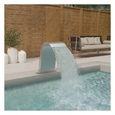 vidaXL Pool Fountain 50x30x60 cm Stainless Steel Garden Pool Fountain