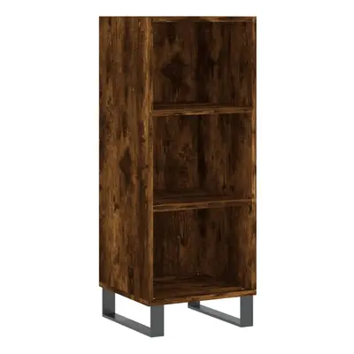 (smoked oak) vidaXL Sideboard Highboard Cupboard Side Cabinet Brown Oak Engineered Wood