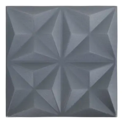 (origami grey, 24) vidaXL 3D Wall Panels Self-adhesive Wall Panel Decor Wallpaper Wall Covering