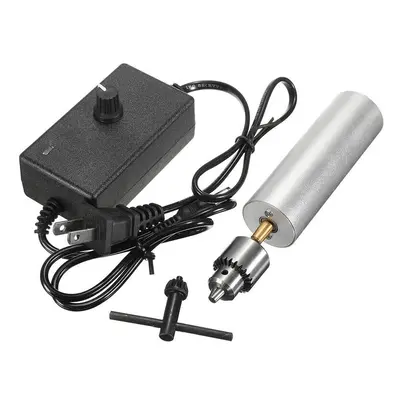 DC 6V-24V Mini Electric Hand Drill DC Motor with JT0 Chuck Adjustable Speed DIY Tool