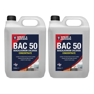 Spear & Jackson BAC Benzalkonium Chloride Concentrated x 5L