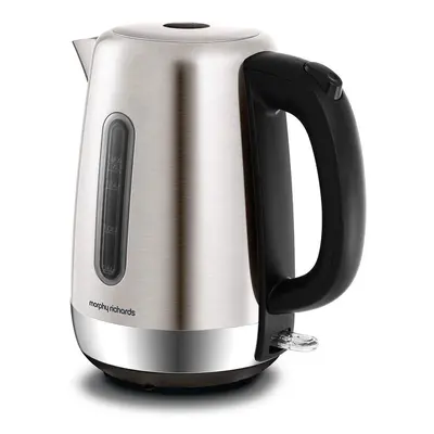 ( Brushed) Morphy Richards Brushed Equip Stainless Steel Jug Kettle, W, 1.7 Litre, Brushed