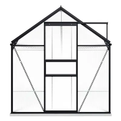 vidaXL Greenhouse with Base Frame Anthracite Aluminium 9.31mÂ² Conservatory