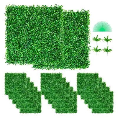 VEVOR Artificial Boxwood Panel UV, Boxwood Hedge Wall Panels, Artificial Grass Backdrop Wall cm 