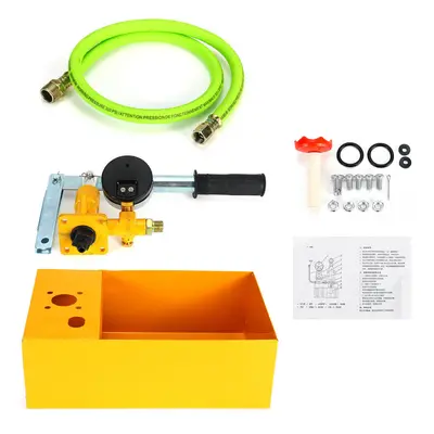 2.5MPa 25KG Water Pressure Tester PumpTank Manual Hydraulic Oil Test Tools Set