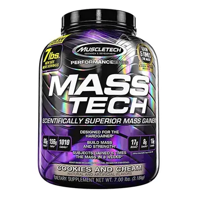 MuscleTech Mass-Tech, Vanilla, 3180g