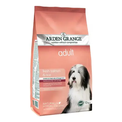 (12kg bag) Dry Dog Food Arden Grange Adult Salmon Rice