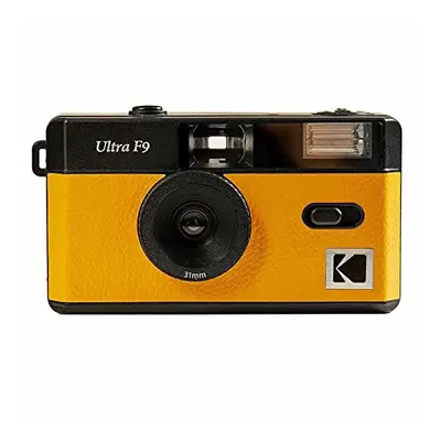 KODAK Ultra F9 35mm Film Camera Camera - Retro Style, Focus Free, Reusable, Built in Flash, Easy