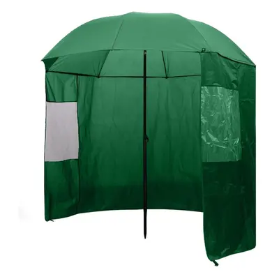 Fishing Umbrella Brolly Shelter Tent Angler Waterproof Side Top Protection